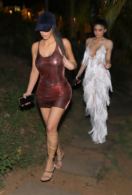Kylie Jenner and Kim Kardashian