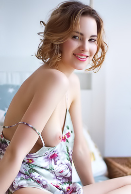 Diana Jam Vivacious Beauty Exposing Her Shaved Pussy