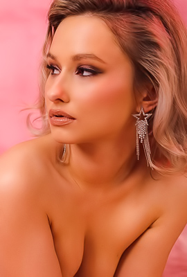 Sensual Polina Teases with Cowboy Hat and Pole Moves in Gorgeous Outfit