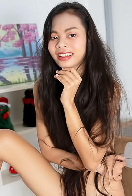 Pos Hairy Thighs: Dildo-Gripped Passion And Asian Orchard